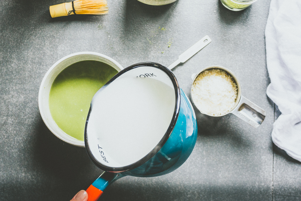 A Creamy Coconut Milk Matcha Latte Recipe