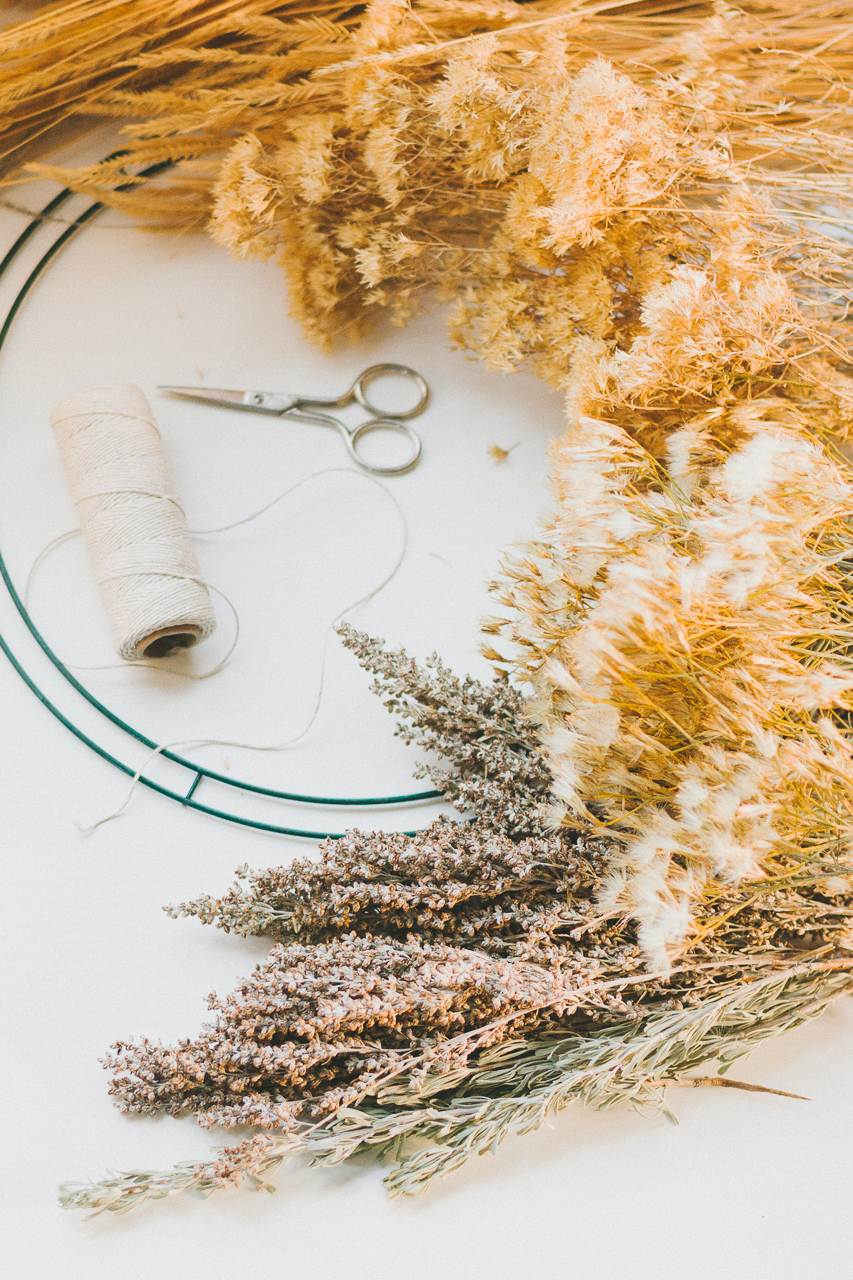 Foraged Wreath DIY by Conscious by Chloé