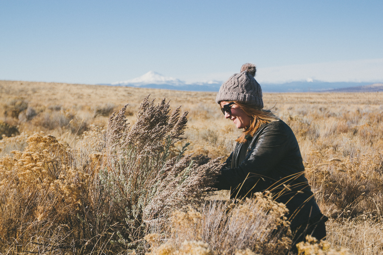 Foraged Wreath DIY by Conscious by Chloé