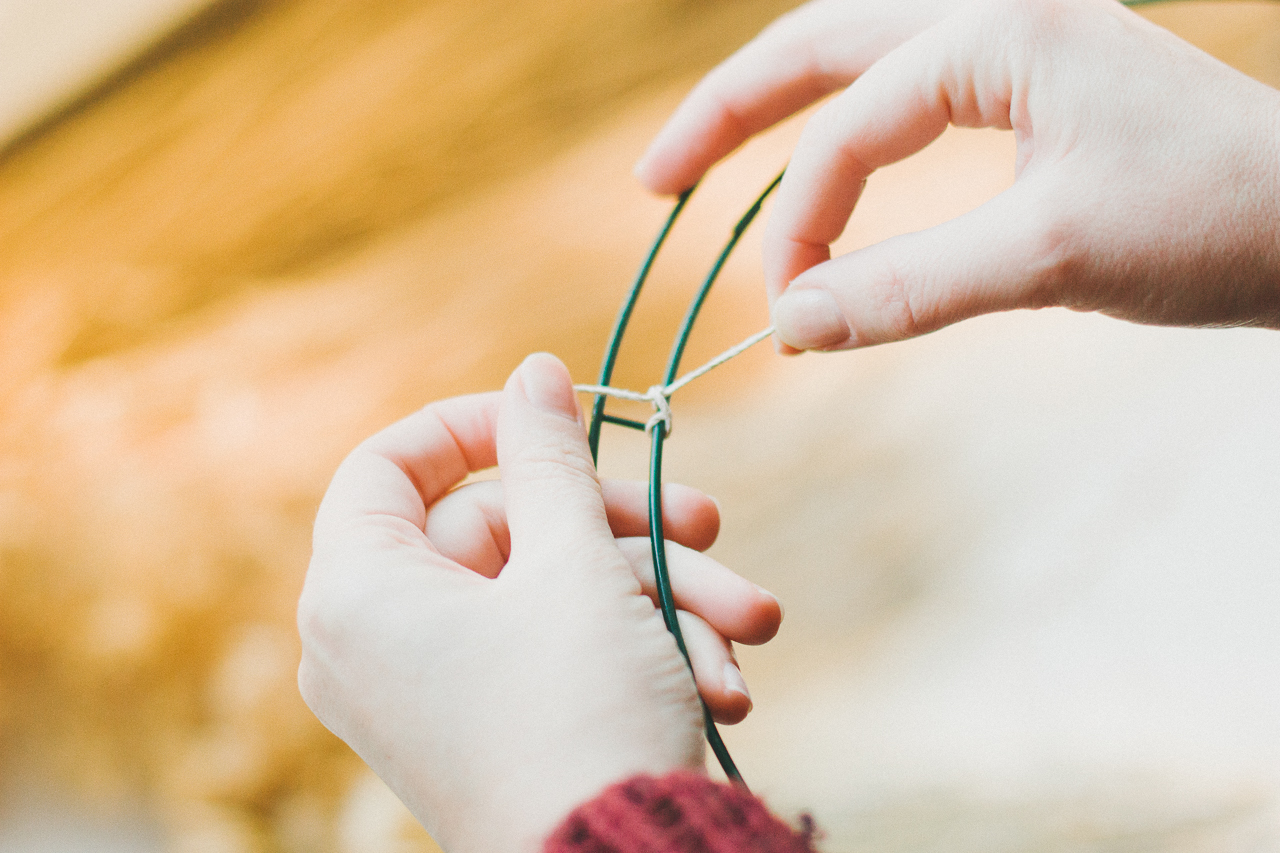 Foraged Wreath DIY by Conscious by Chloé