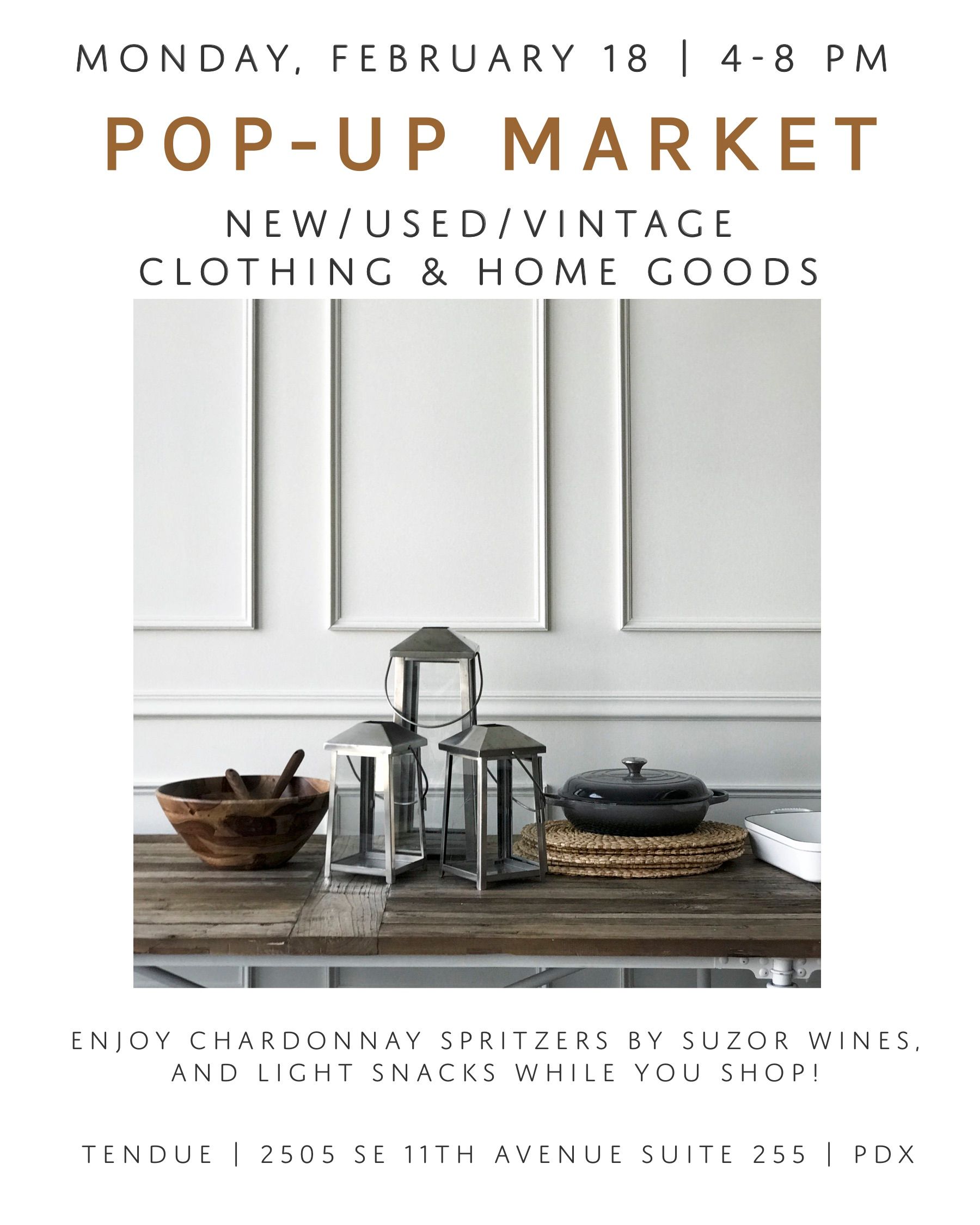 Vintage Pop Up Market at Tendue