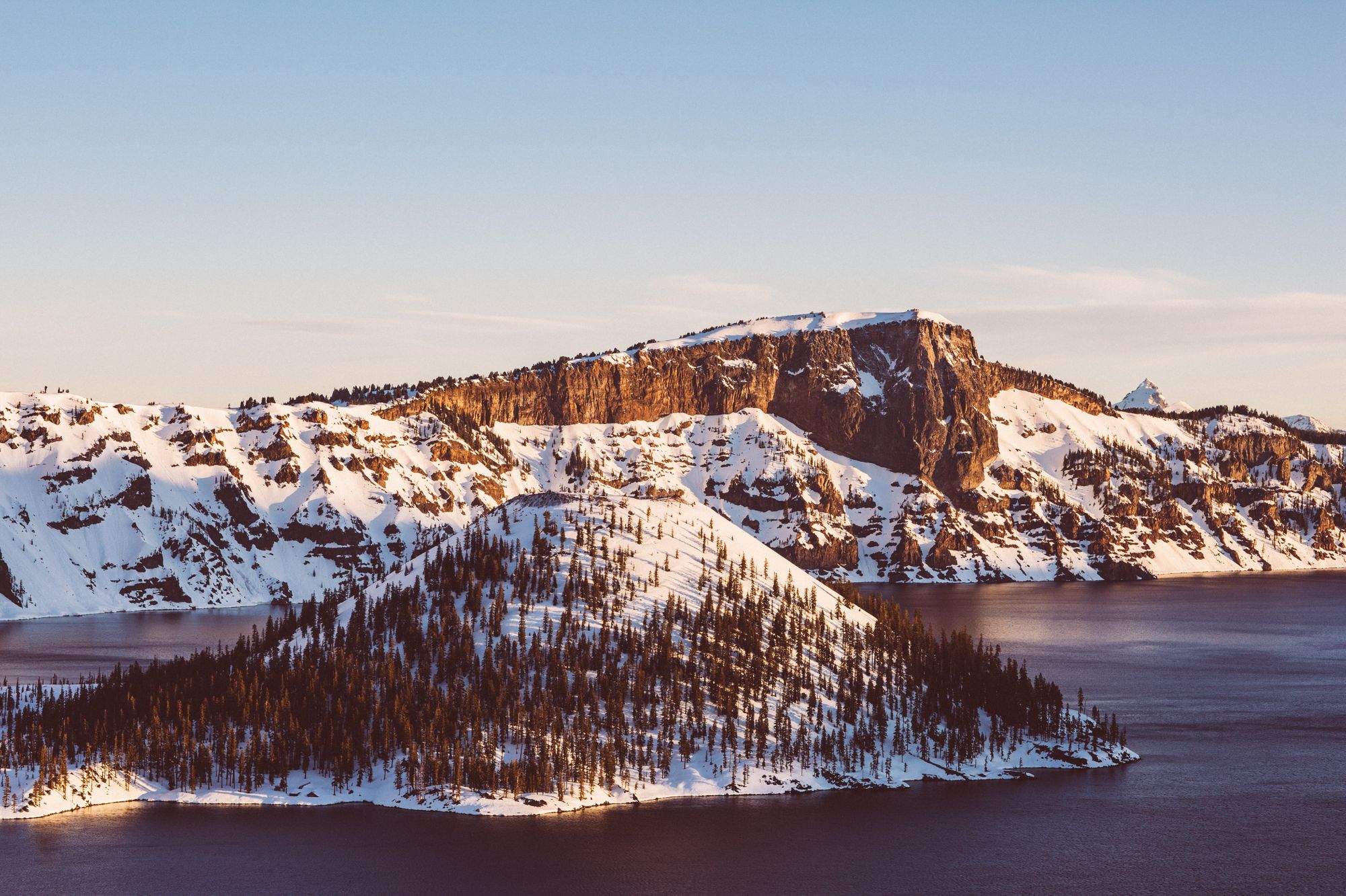 Crater Lake National Park Oregon Snow by Nitish Meena for Conscious by Chloé